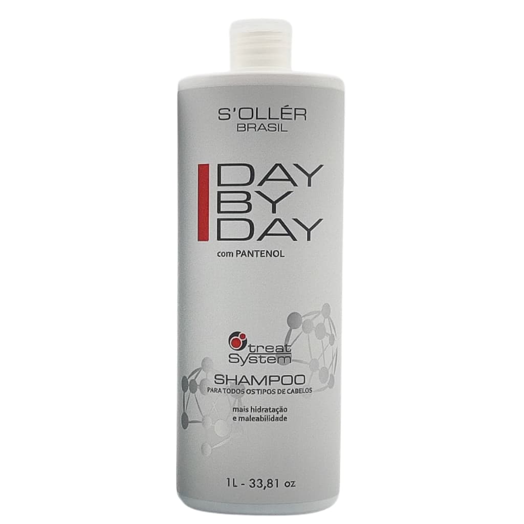 Shampoo Hidratação Day By Day Brilho Antifrizz Soller 1L