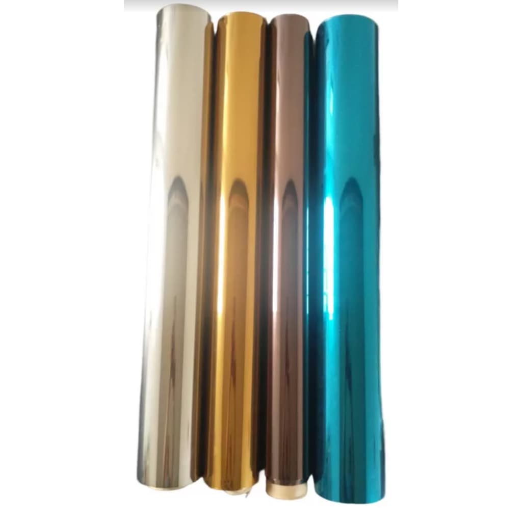 Espelhados 4m X 50cm Prata, Ouro, Azul e Bronze, janelas, Carros, Vidraças e outros.