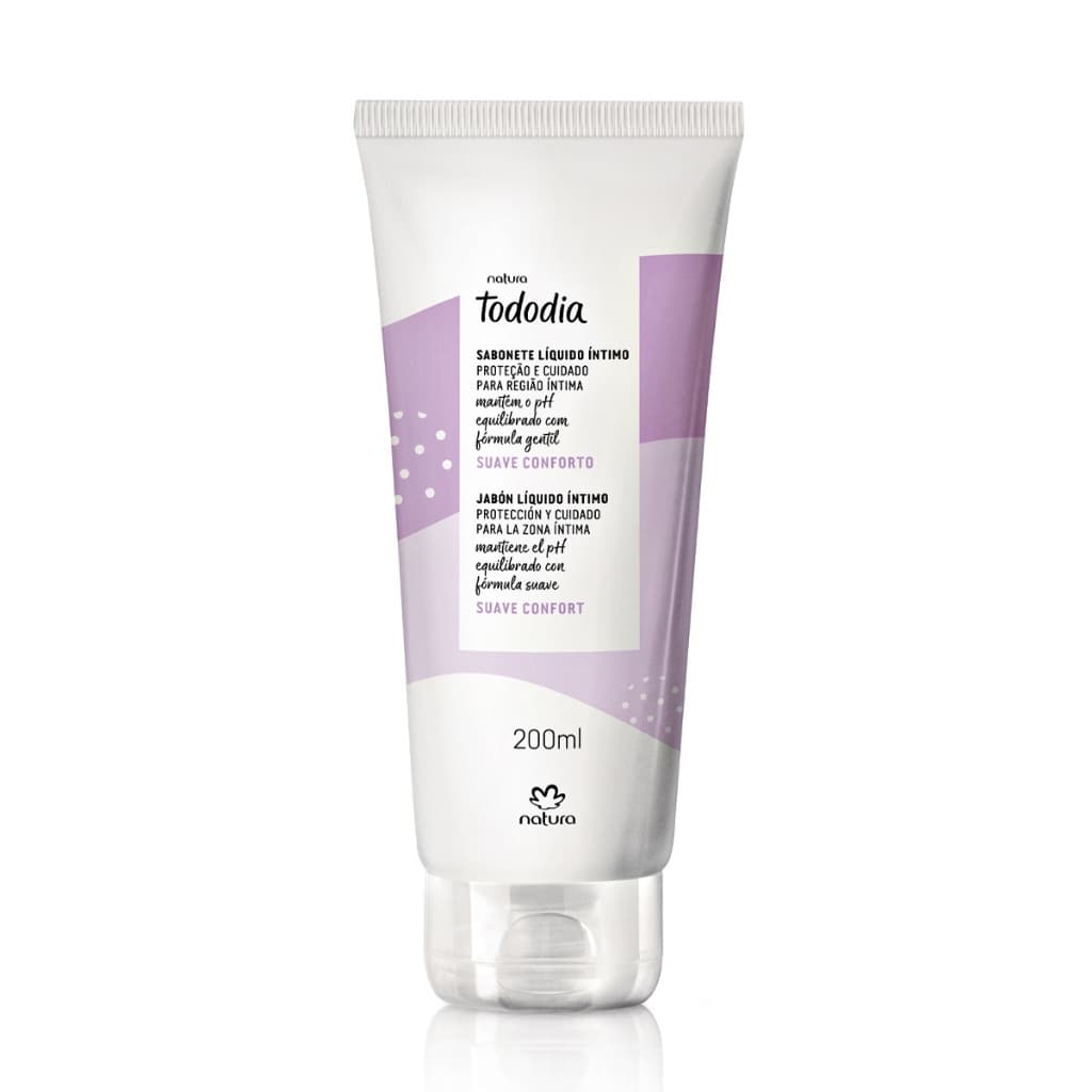 Sabonete Líquido Íntimo Natura Tododia Suave Conforto 200ml | Equilíbrio Natural e Proteção Diária