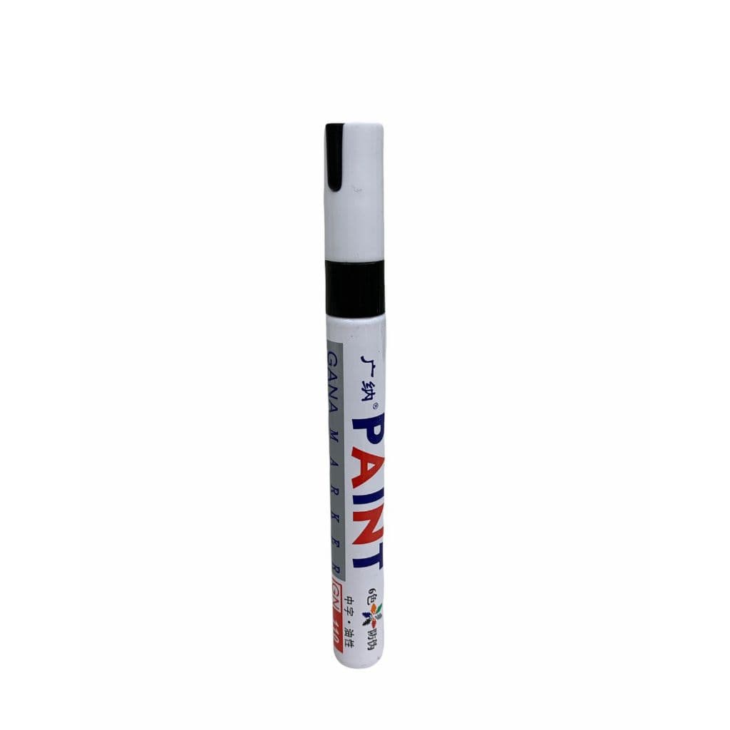 Caneta PRETA tira risco pintura automotiva carro moto retoque de placa pinta boost sola do tenis