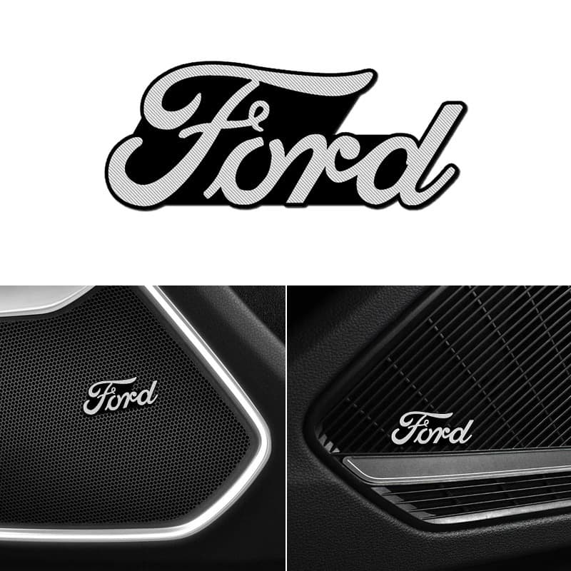 Emblema Ford Alto Falante - Maverick GT V8 Landau Galaxie