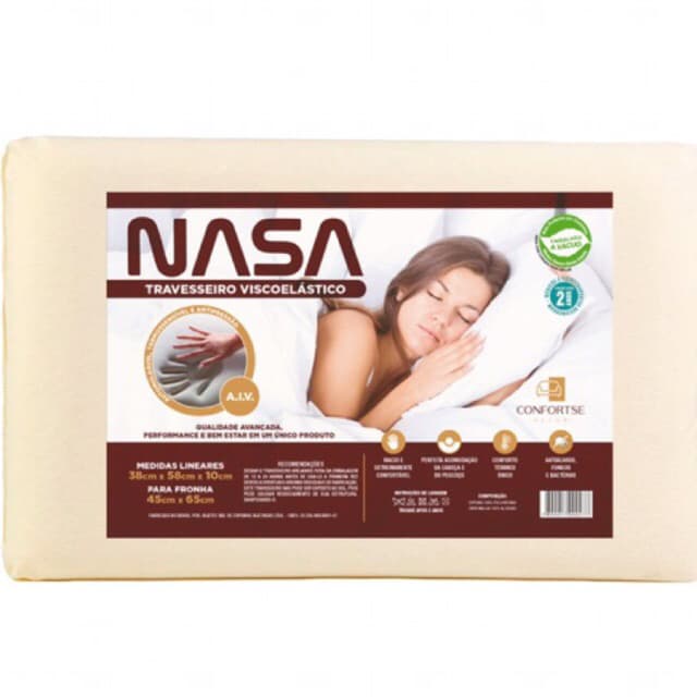 Travesseiro confortse nasa 16cm