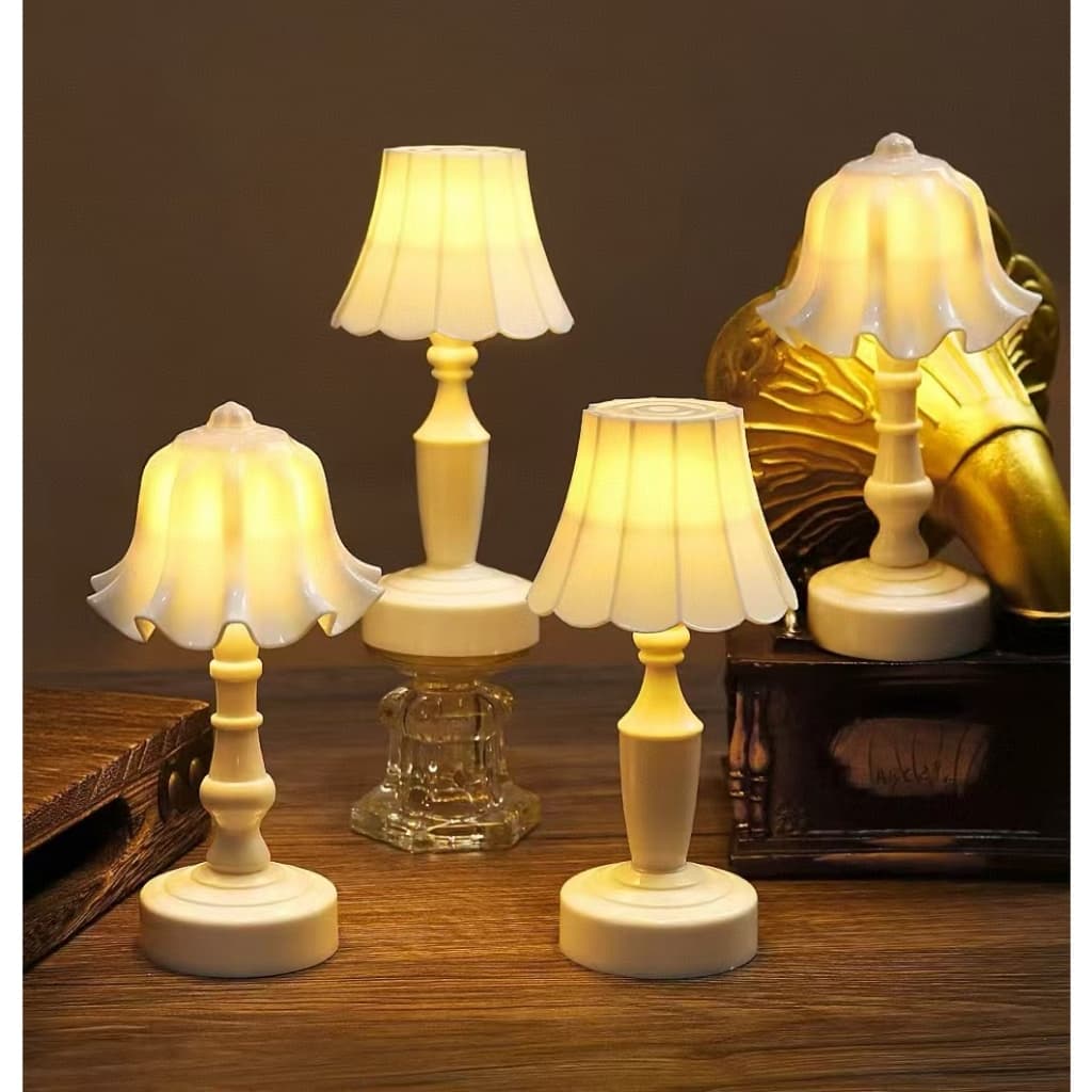 Lampada Led Lampiao Enfeite Abajur Decoracao Festas Eventos Altura 14 cm