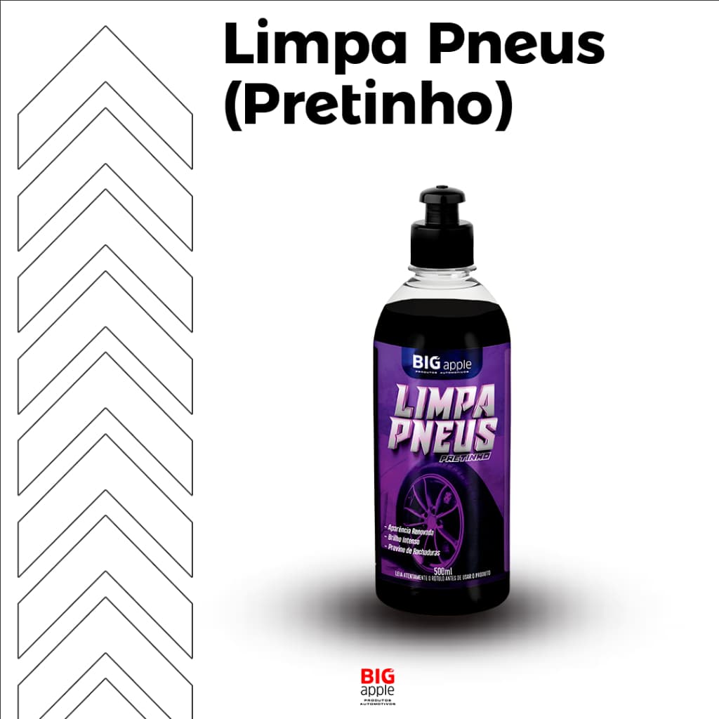 Limpa Pneus Pretinho Big Apple