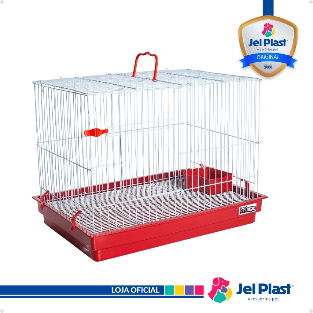Gaiola para coelho sem andar Jel Plast
