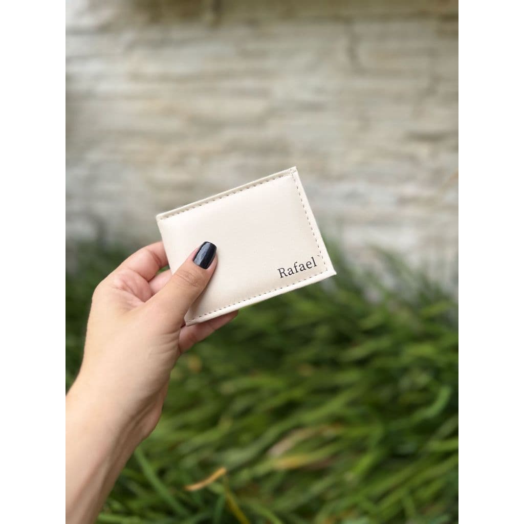 Kit 18 Unidades Carteira Masculina MINI Slim Pequena E Compacta  Personalizada Com Nome Ou Iniciais