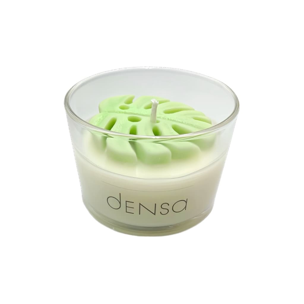 Vela Aromática Perfumada Sálvia Verde Fresco Violeta Monstera herbácea calmante
