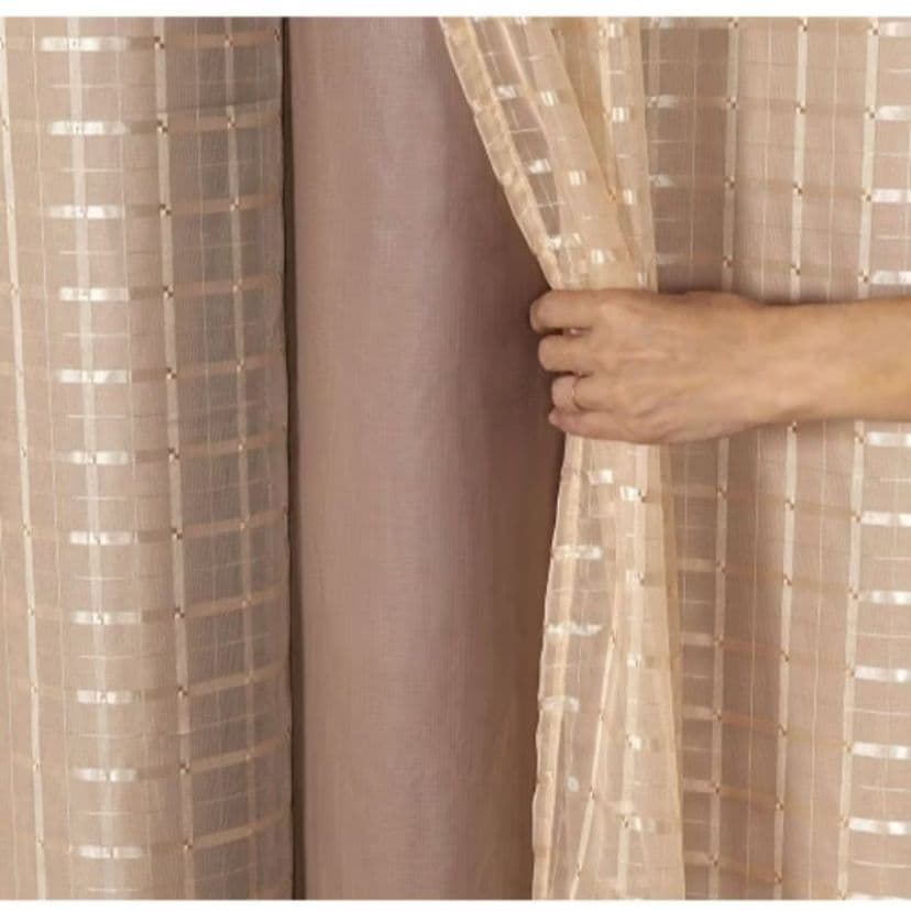 Cortina Blackout PVC Corta Luz 100% Com Voil  2,80 Largura × 1,70 de altura IMPERDIVÉL
