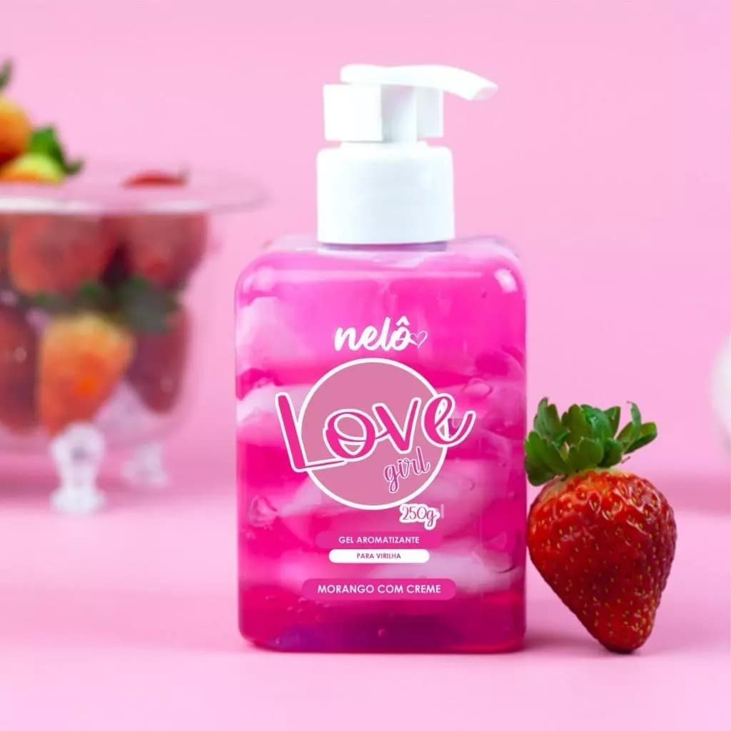 Gel Hidratante Aromatizante para Virilha e Corpo | Blow Girl 250ml com Creme Beijável