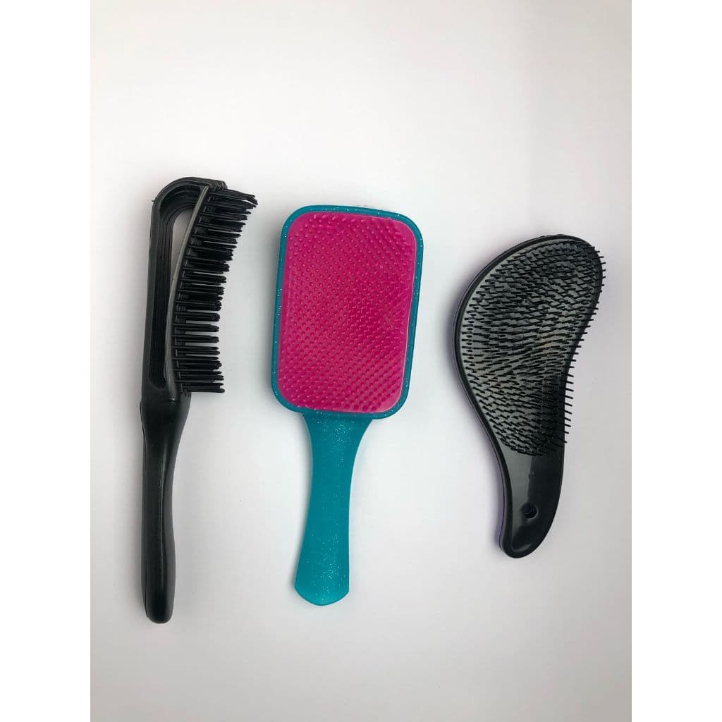 Kit Escova Mágica + Escova Polvo + Escova Raquete - Escova de cabelo