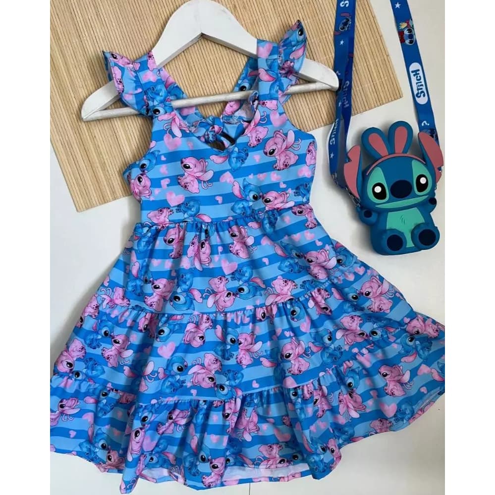 Vestido infantil menina festa Personagem super confortável para sua princesa