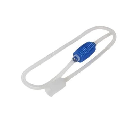 Sifão para limpeza de aquários com sistema de sucção manual