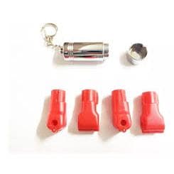 Kit Travas Anti Furto 5mm Para Ganchos Lojas 100pcs+ 1 Chave