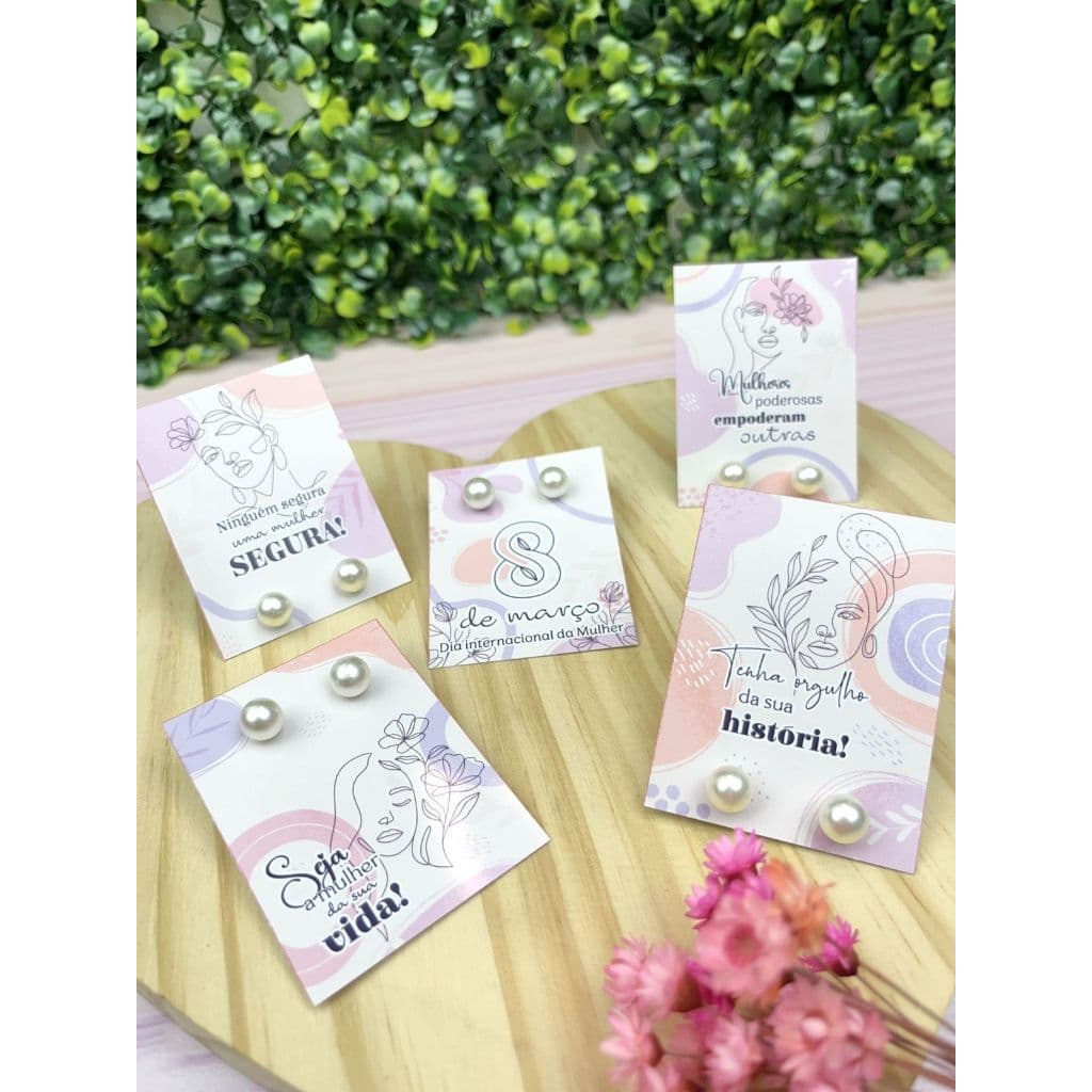 Kit com 10 Tags para Dia das Mulheres – Com Xuxinha ou Brinco