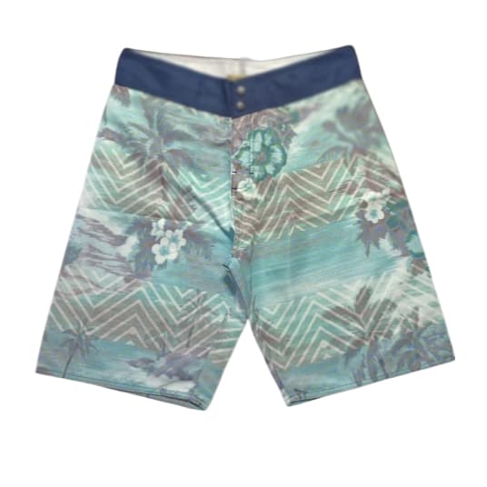 Bermuda Masculina Surf Praia em Tactel com Botão e Velcro