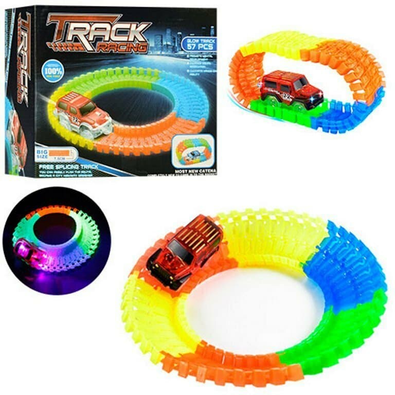 CARRINHO COM PISTA TRACK BUILDER
