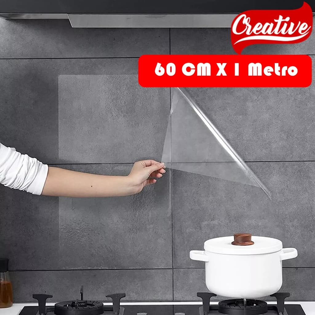 Adesivo Protetor de Parede Azulejo Creative 60 Cm x 1 Metro