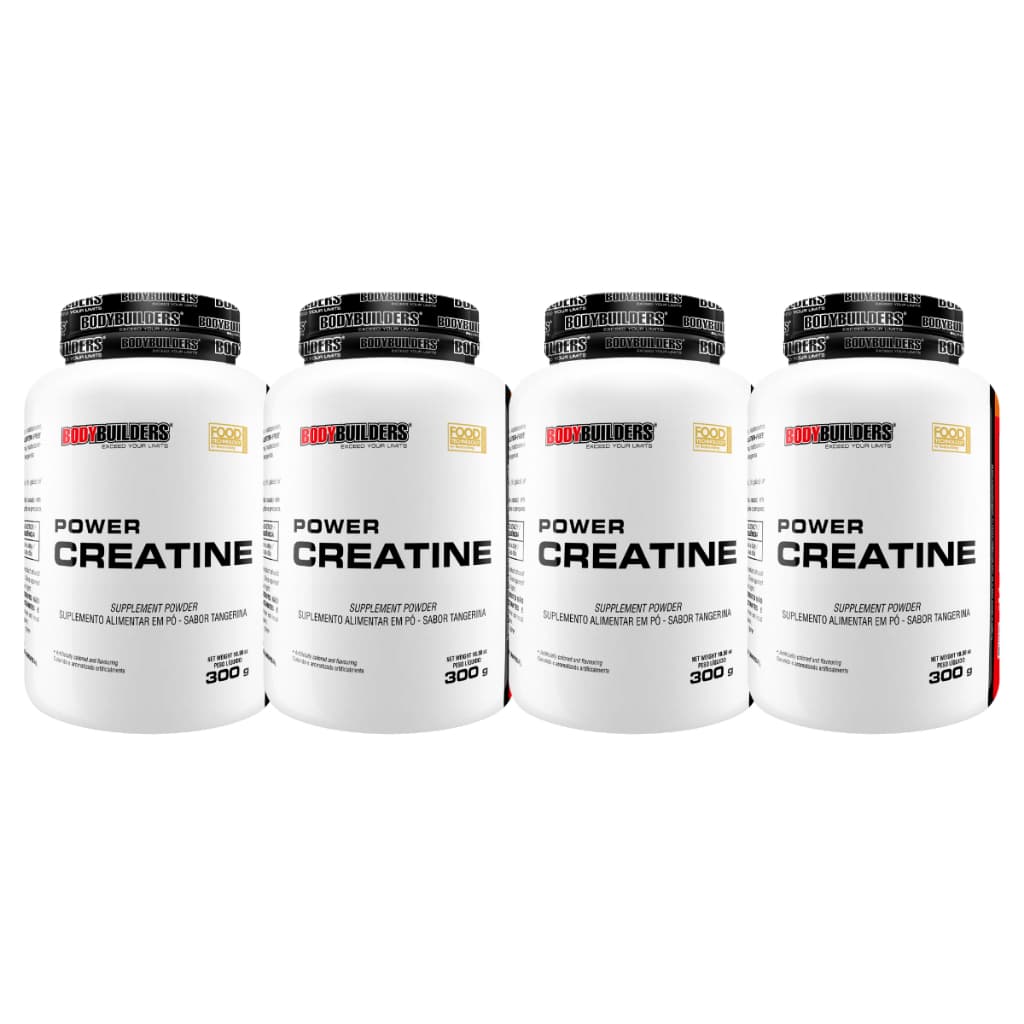 Kit 4x Power Creatina 300g - Bodybuilders