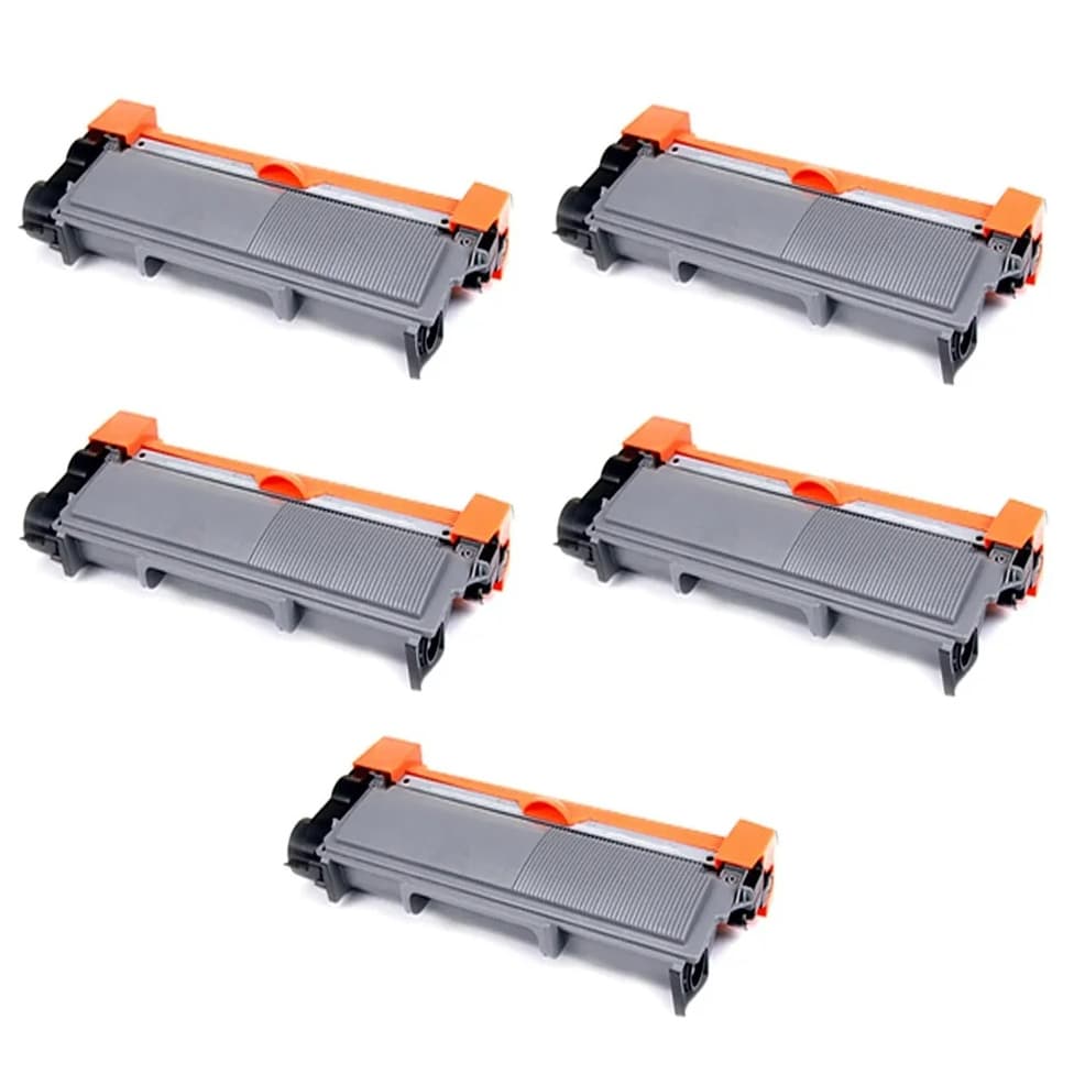 Kit 5 Toner Compatível TN660 TN2340 TN2370 Premium para HL-L2300 DCP-L2500D DCP-L2560