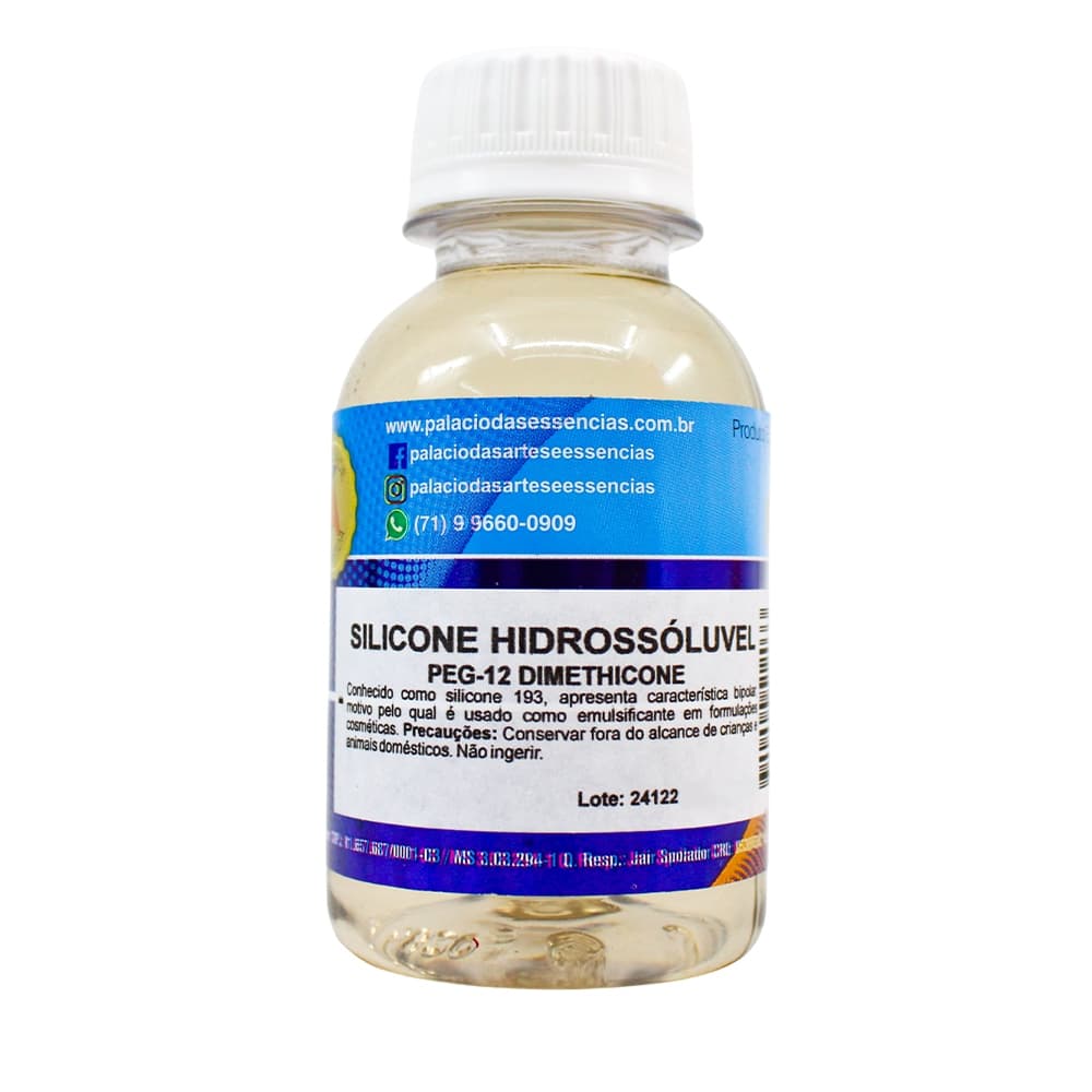 Silicone Hidrossóluvel (PEG-12 Dimethicone) (uso cosmético) – 100 ml