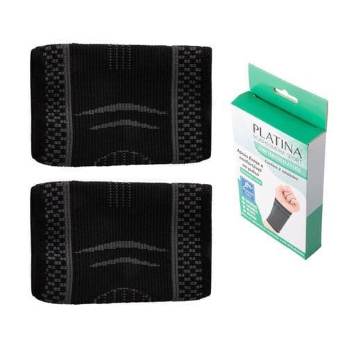 Munhequeira Esportiva 13X 8,5 X 0,5cm 2 Peças Nylon CB4265