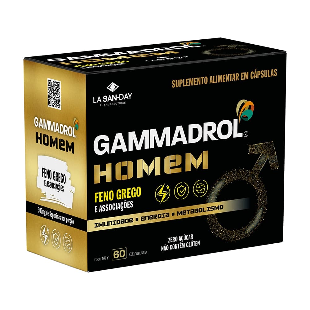 Gammadrol Homem - 60 Cápsulas - La San Day