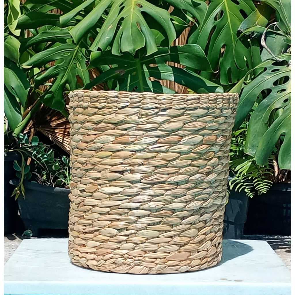 Cachepot Taboa - Alto - TAM M -   Cesto Organizador ou Decorativo, Redondo, para Casa ou Plantas, Multiuso