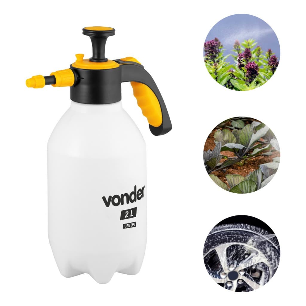 Pulverizador 2L Para Limpeza e Higienização Vonder
