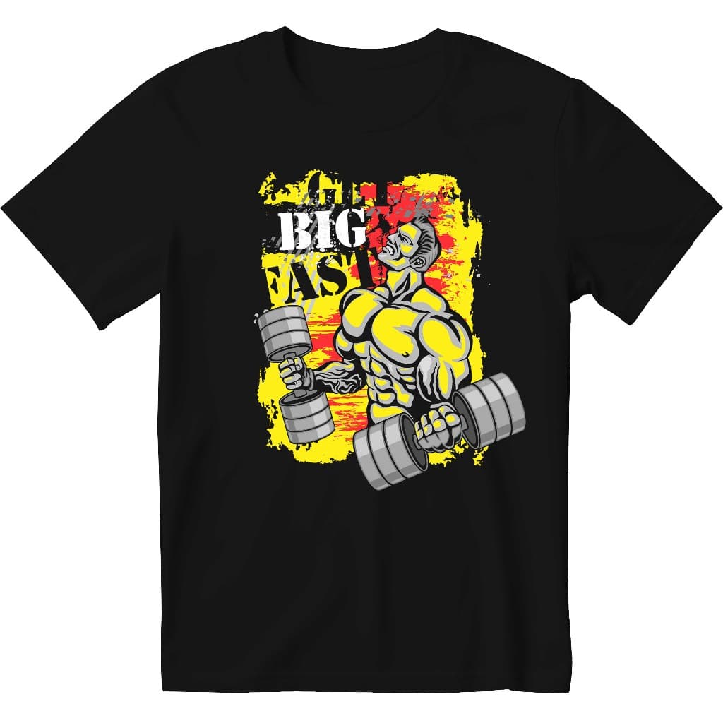 Camisa Adulto Unissex Estampada Fitness Academia 100% Algodão Envio Full.