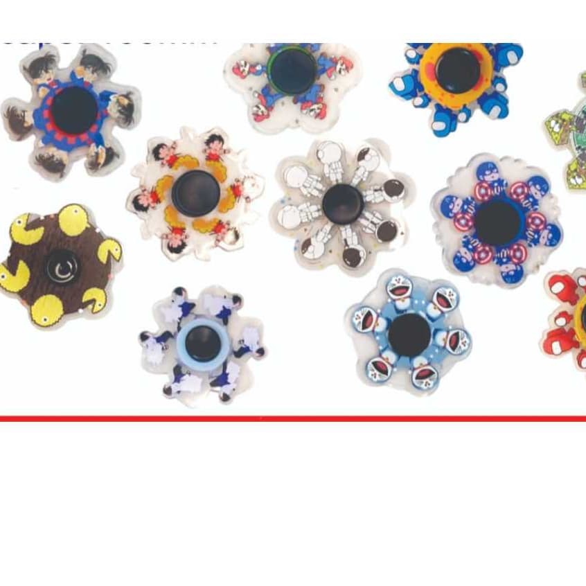 Spinner anti stress c/ rolamento  em  acrilico  kits 03/05/07/10/unidades