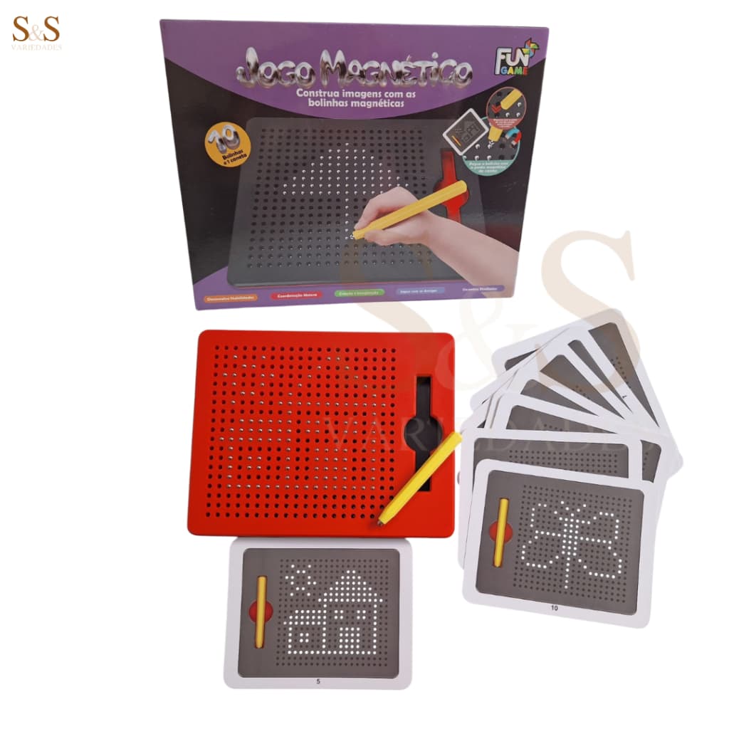 Prancheta Magnética Brinquedo Educativo Lousa Mágica Placa De Desenho Criativo DesenvolvimentoLúdico