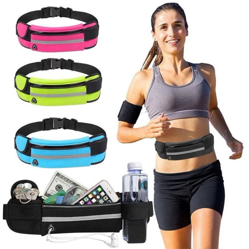 Pochete Fitness Caminhada Corrida Esportiva Unissex Super Slim