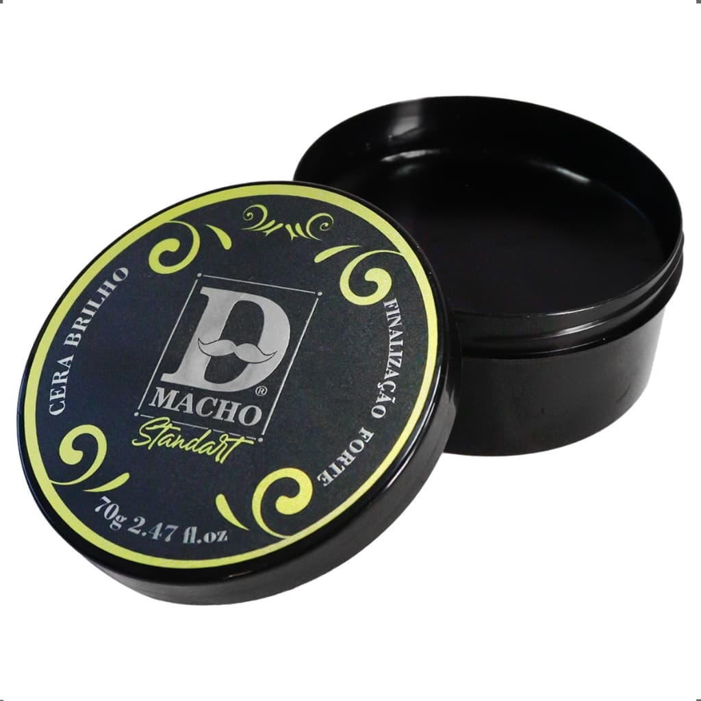 Pomada cera Matte Fixação Forte e Brilho Molhado modeladora premium Masculino Cabeleireiro barbearia