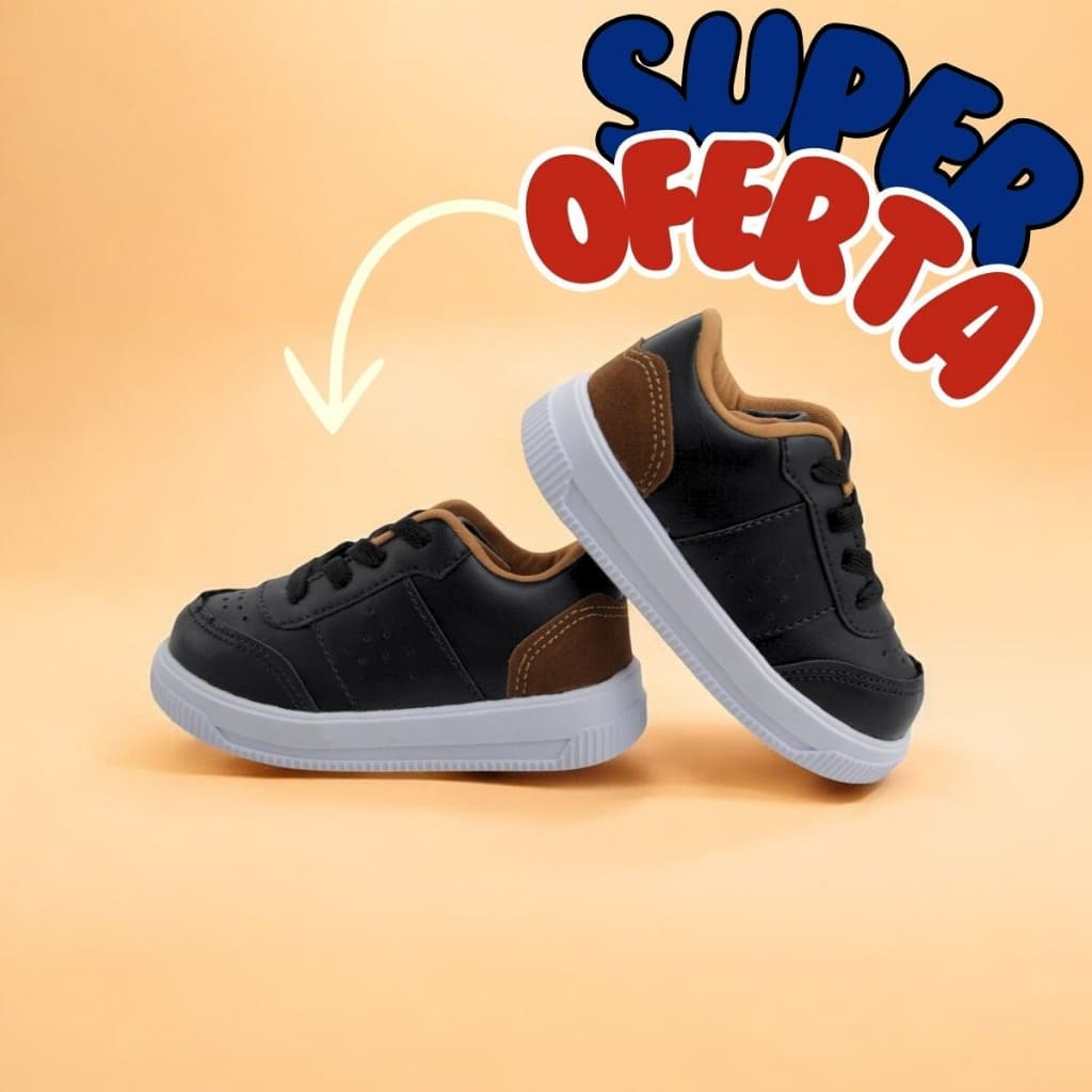 Tênis Baby Menino Leve e Antiderrapante Qualidade Premium Escolar Envio Imediato