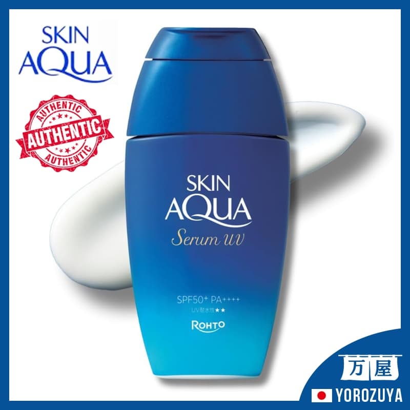 [Fabricado no Japéo] Rohto Skin Aqua Hyaluron Serum Gel protetor solar UV FPS50 + PA + Japan Japão