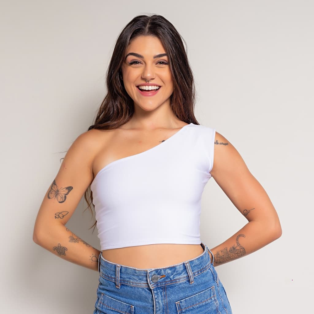 CROPPED BRANCO VARIOS MODELOS TENDENCIA 2025/2026