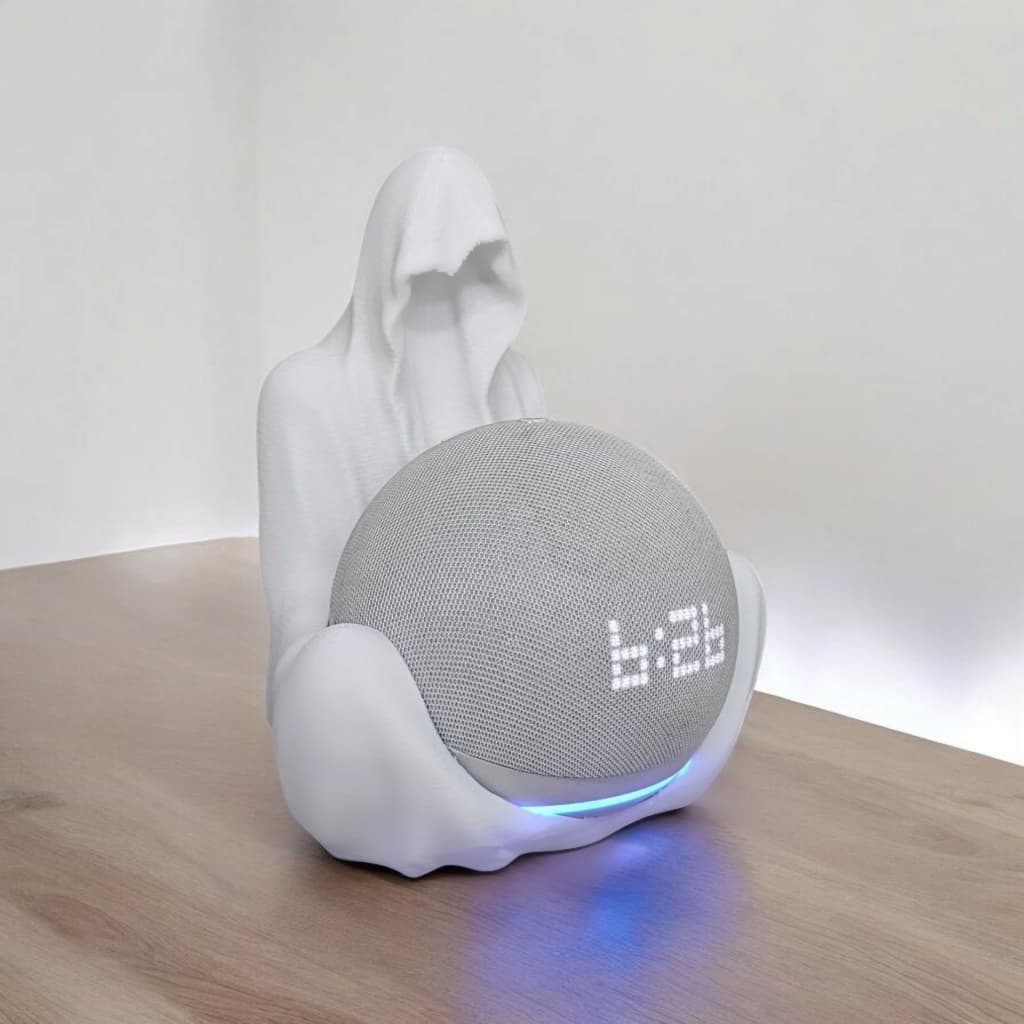 Suporte Alexa Echo Dot 4, Echo Dot 5 tema Guardião Épico. Presente, decoração, Stand de mesa Amazon