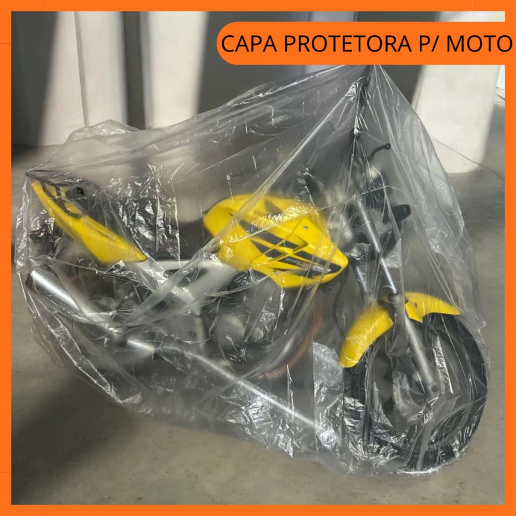 Capa Protetora P/Moto Triciclo Impermeável Cobrir C/Elástico