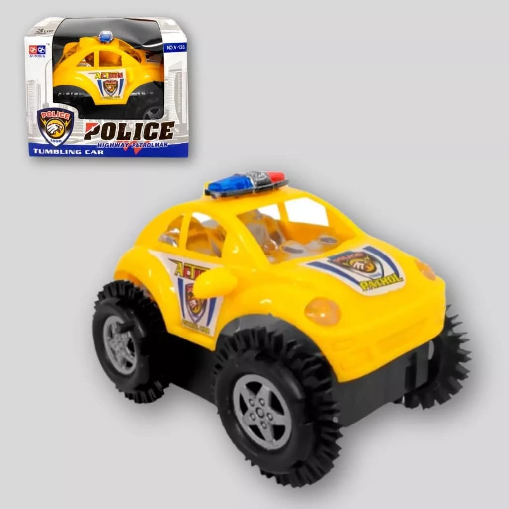 Brinquedo Carro de Polícia Bate e Volta - Adventure Kids