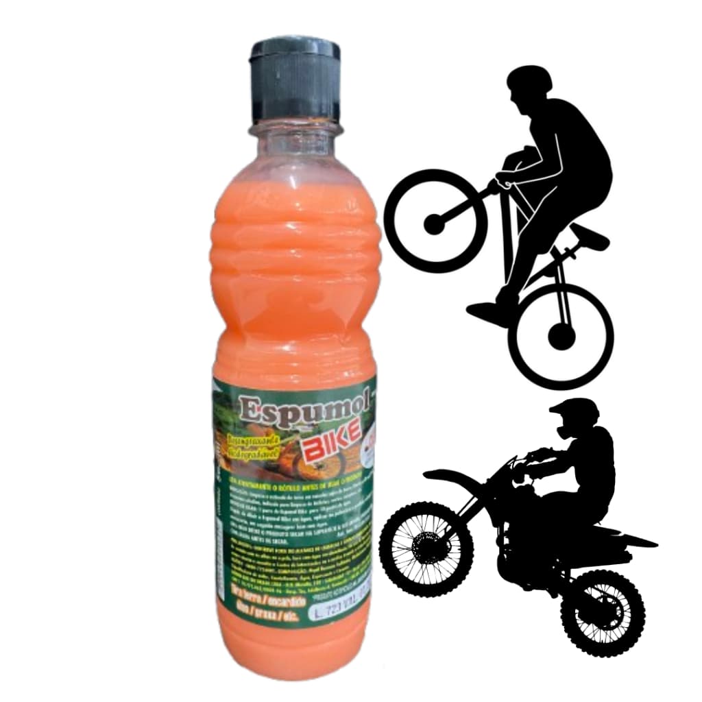 Shampoo Desengraxante Biodegradável Limpeza Pesada Para Bicicleta, Moto, Máquina - Espumol Bike