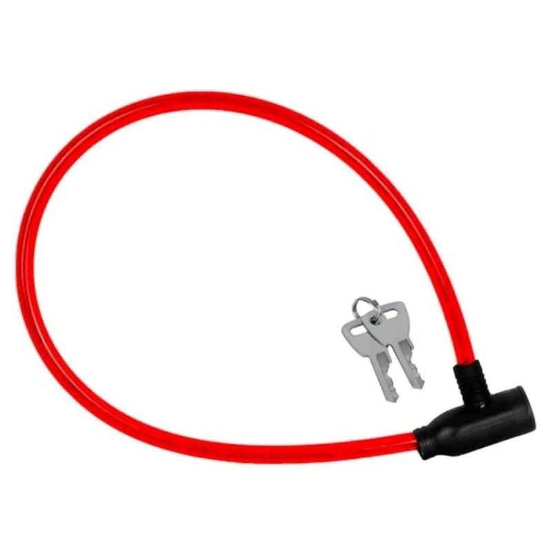 Cadeado Para Bicicleta 65CM X 6MM Bike Pro Cadeados Segurança Uso Pratico Plástico ABS Startools
