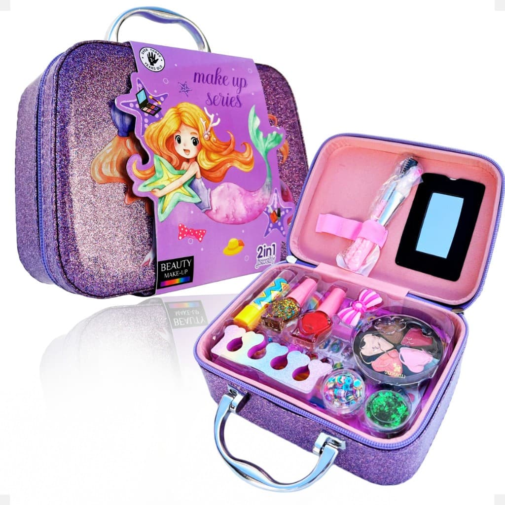 Kit Maleta Maquiagem Infantil Completa Menina Princesa Linda Lançamento