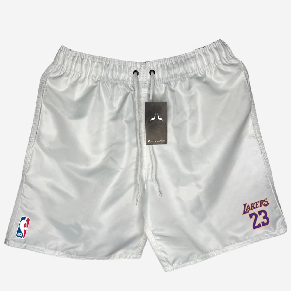 Short Bermuda Mauricinho Antiodor Esportiva- LAKERS 23 - Academia, Skate, Basquete, Corrida Tactel