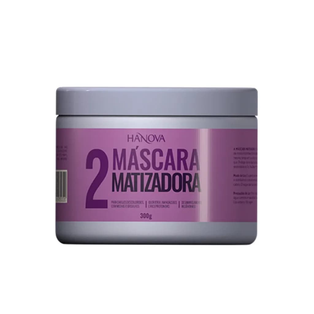 Máscara Matizador Desamarelamento Instantâneo Hanova 300g