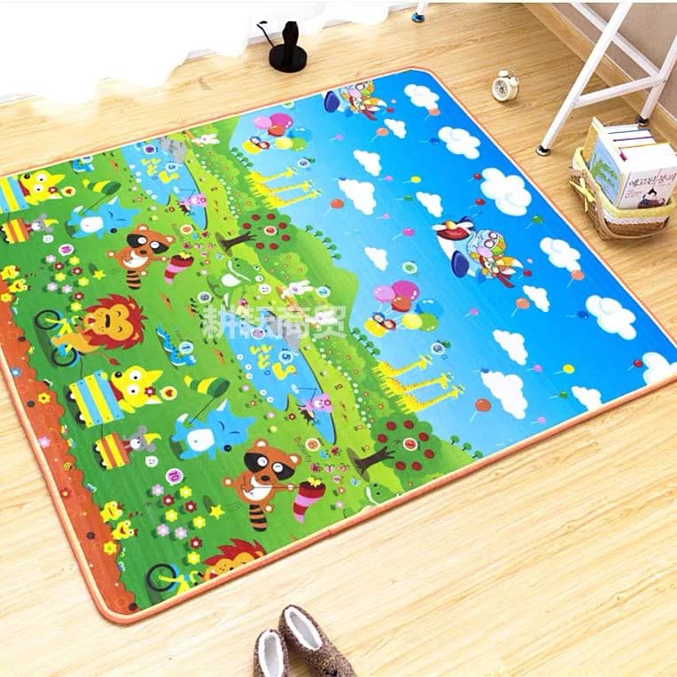Tapete de atividades bebê Termico Infantil 90x120cm Estampas Atividade Educativo Tapetinho Lavável