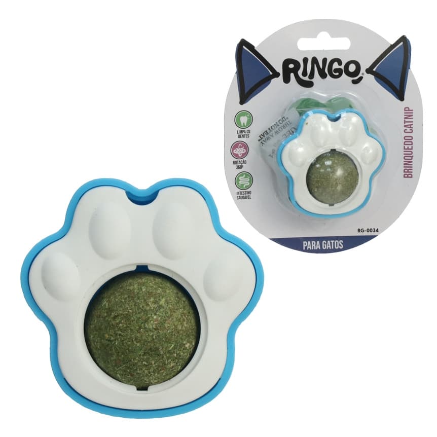 Brinquedo Para Gato Interativo Patinha Gatos Com Catnip Erva Gato Natural