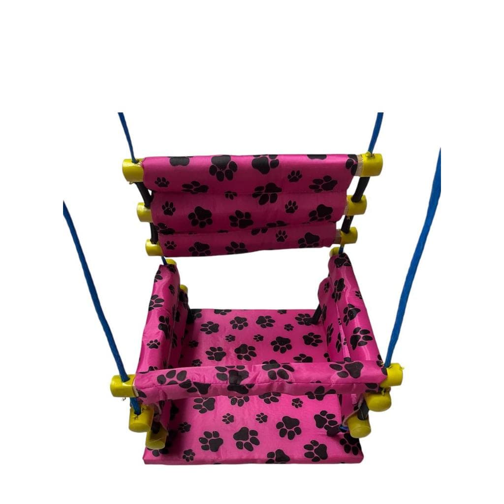kit com 10 Balanço Infantil Para Crianças Até 30kg Forrado Com Estampa rosa