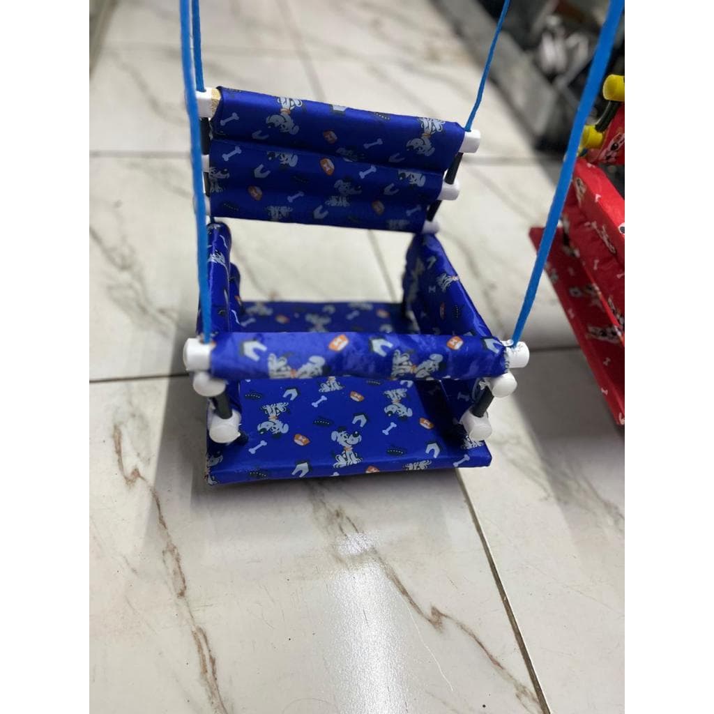 kit com 10 Balanço Infantil Para Crianças Até 30kg Forrado Com Estampa azul