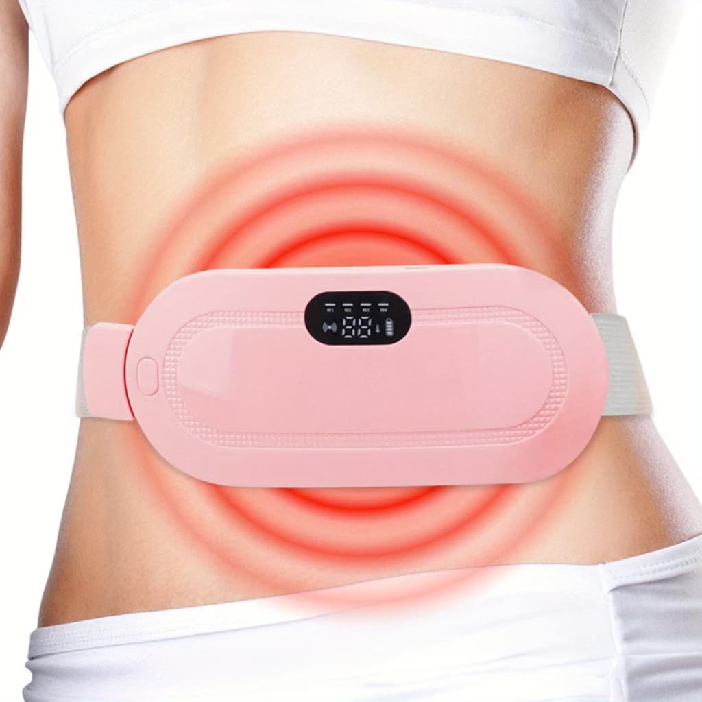 Almofada De Alívio Menstrual Abdominal , Aquecedor De Barriga Cólicas , Cinta Térmica Massageador