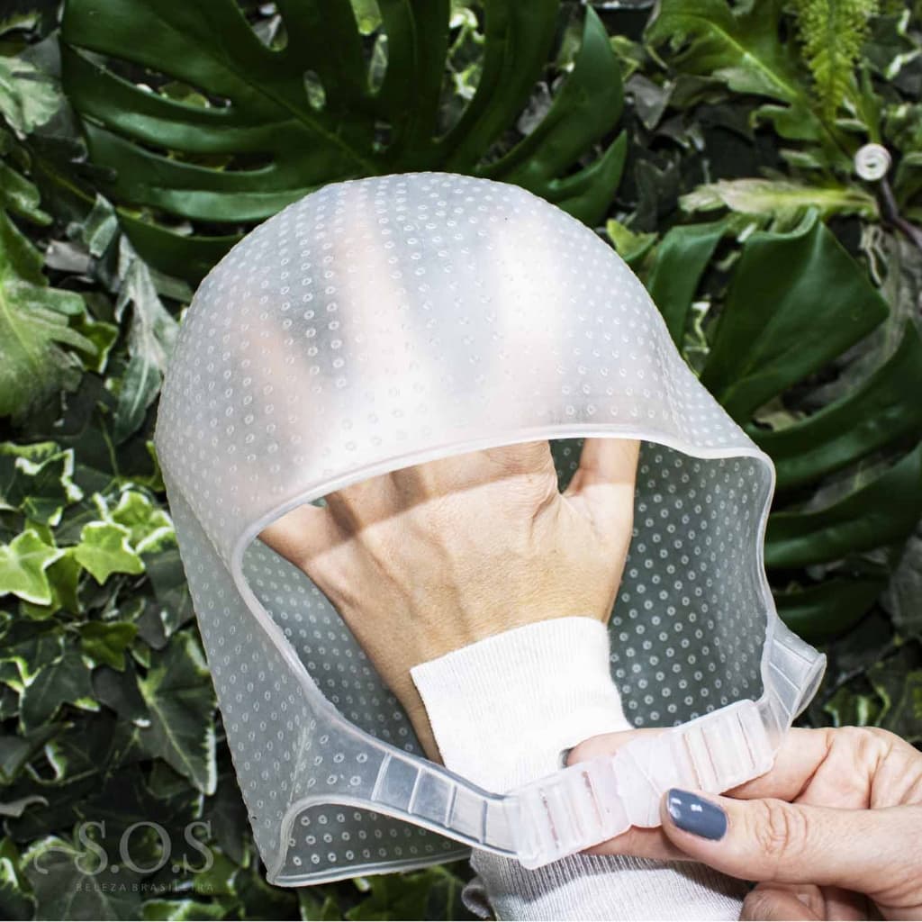 Touca Ilumina para Luzes, Mechas, Reflexos e Morena Iluminada 2300  Pré Furos Alinhados